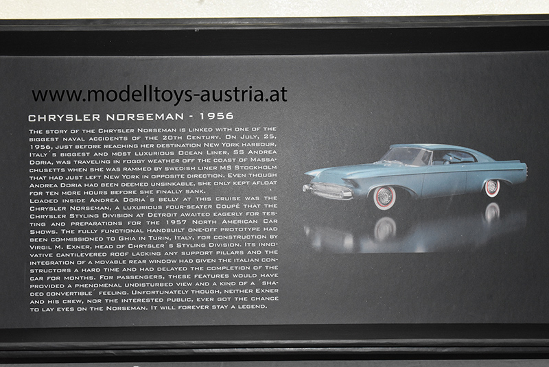 Chrysler Norseman Coupe Concept 1956 türkis metallik 1:18