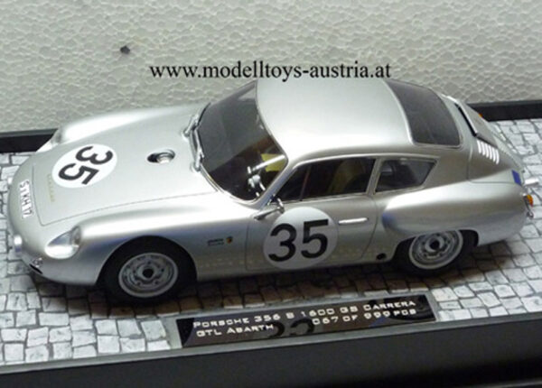 Porsche 356B Coupe 1600  GS Carrera GTL Abarth 1960 Le Mans LINGE / WALTER 1:18