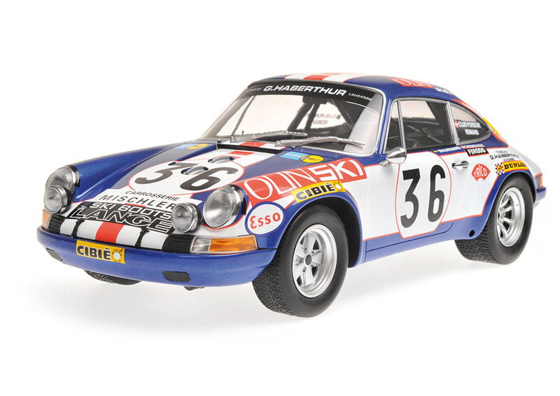 Porsche 911 S 1971 Le Mans Björn WALDEGARD / Bernard CHENEVIERE 1:18