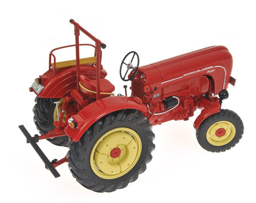 Porsche Super Traktor 1958 rot 1:18
