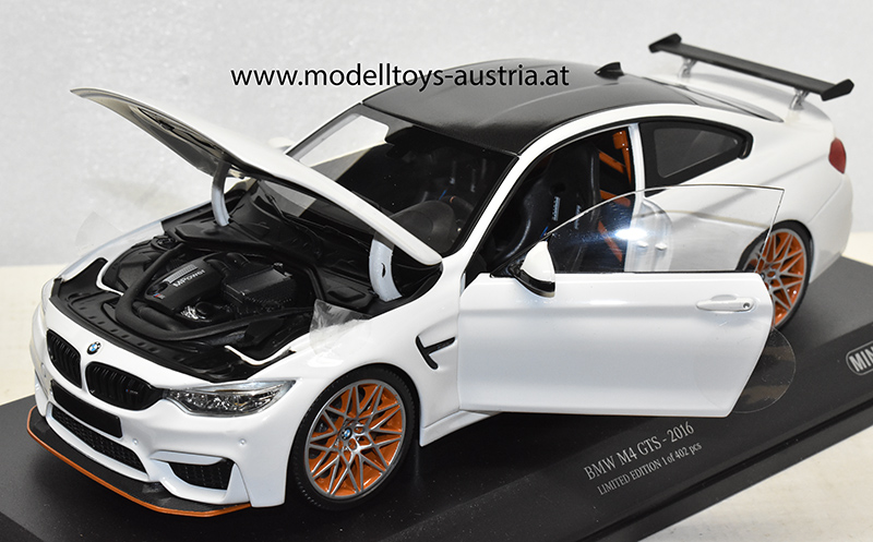 BMW F82 Coupe M4 GTS 2016 weiss 1:18