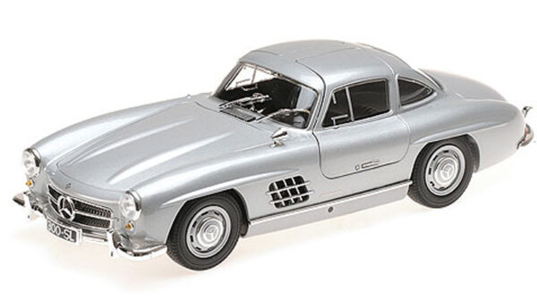 Mercedes Benz W198 300 SL 1955 silber 1:18