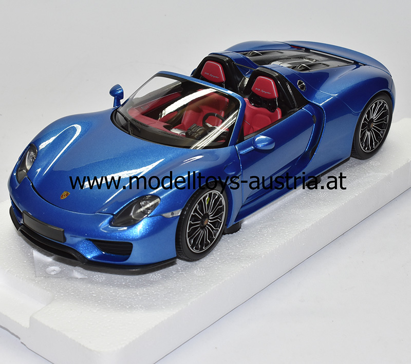 Porsche 918 Spyder 2013 blau 1:18 Minichamps
