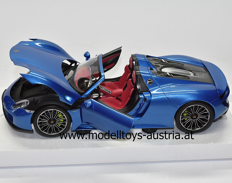 Porsche 918 Spyder 2013 blau 1:18 Minichamps