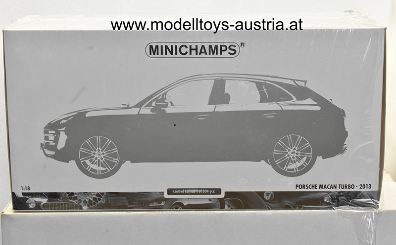 Porsche Macan Turbo SUV 2013 silber metallik 1:18