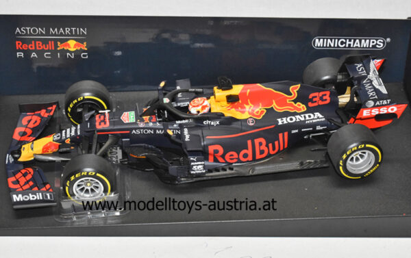 Red Bull Racing RB16 Aston Martin Honda 2020 Max Verstappen Steiermark GP 1:18 Minichamps