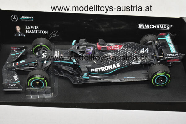 Mercedes AMG Petronas F1 W11 EQ Power+ 2020 Lewis HAMILTON Weltmeister Sieger Türkei GP 1:18 Minichamps