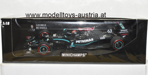 Mercedes AMG Petronas W11 EQ 2020 George RUSSELL Sachir GP Bahrain 1:18 Minichamps