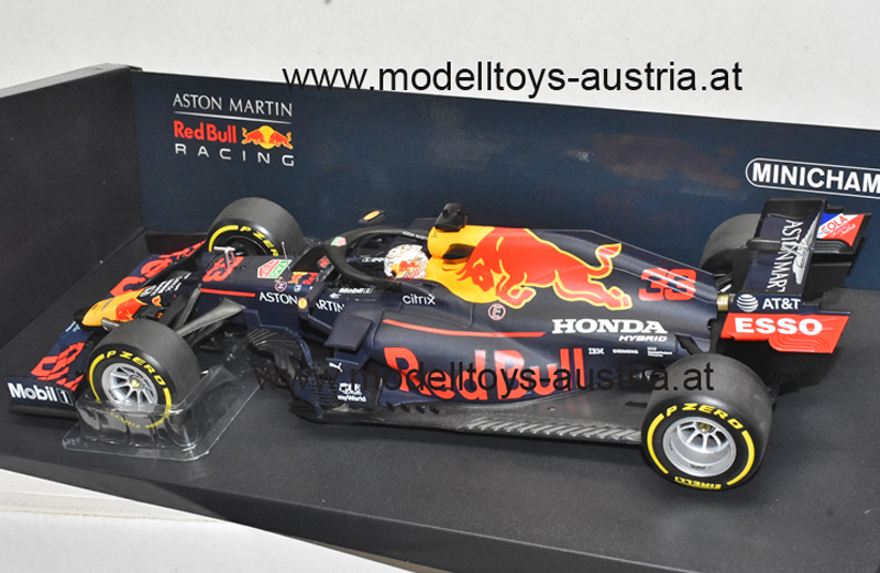 Red Bull Racing RB16 Aston Martin Honda 2020 Max Verstappen Sieger Abu Dhabi GP 1:18 Minichamps
