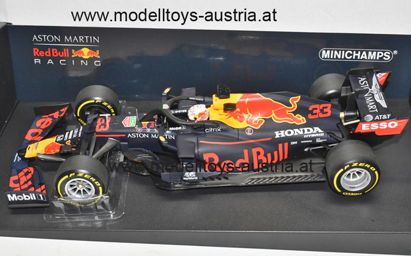 Red Bull Racing RB16 Aston Martin Honda 2020 Max Verstappen Sieger Abu Dhabi GP 1:18 Minichamps