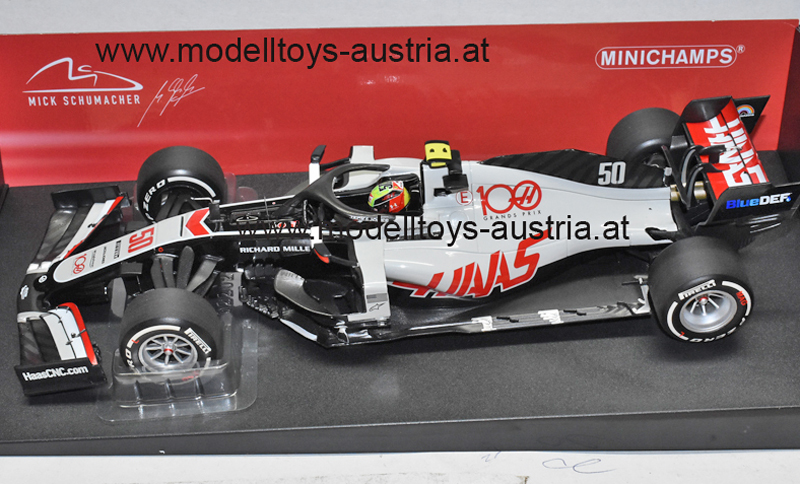 Haas F1 VF-20 Ferrari 2020 Mick Schumacher Abu Dhabi GP 1:18