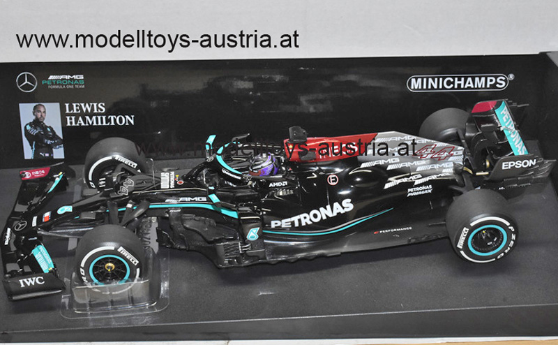 Mercedes AMG Petronas F1 W12 PERFORMANCE 2021 Lewis HAMILTON Bahrain GP 1:18 Minichamps