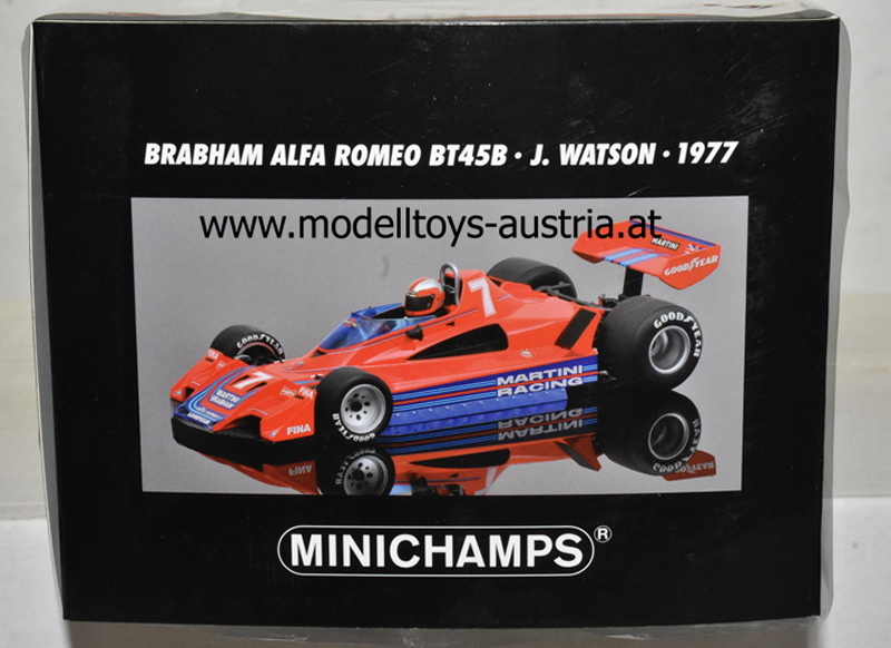 Brabham BT45B Alfa 1977 John WATSON 1:18 Minichamps