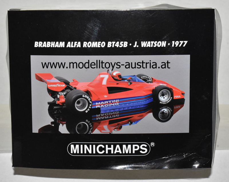 Brabham BT45B Alfa 1977 John WATSON 1:18 Minichamps
