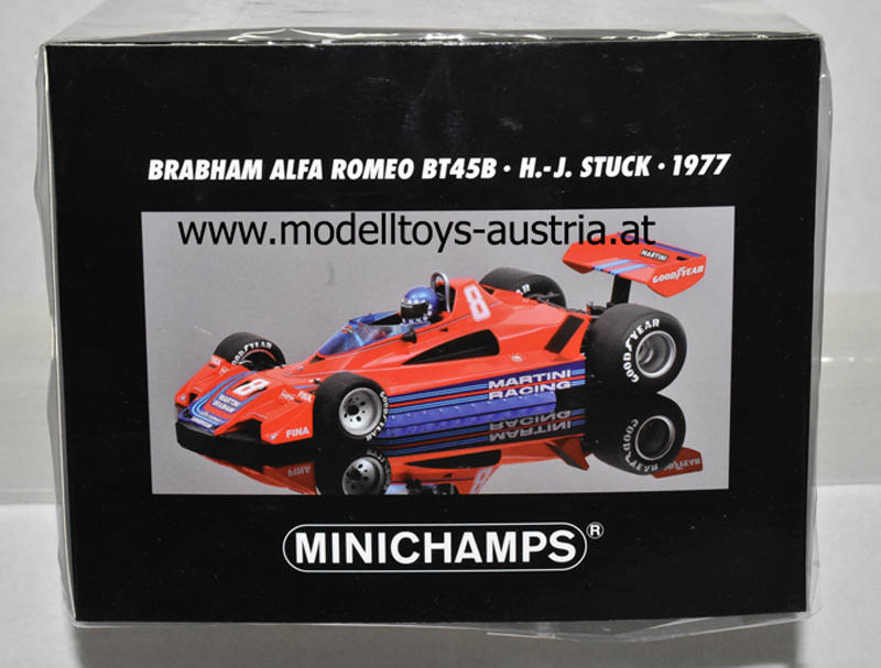 Brabham BT45B Alfa 1977 Hans Joachim STUCK 1:18 Minichamps
