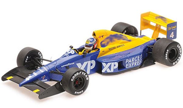 Tyrrell 018 Ford 1989 Jean ALESI F1 Debüt 4. Platz Frankreich GP 1:18