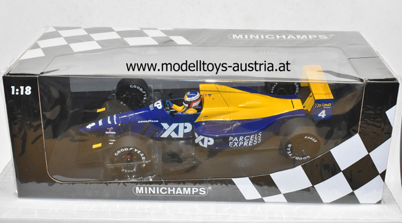 Tyrrell 018 Ford 1989 Jean ALESI F1 Debüt 4. Platz Frankreich GP 1:18