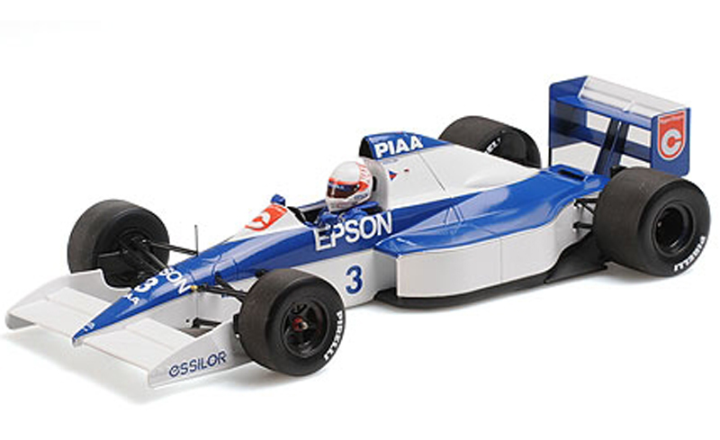 Tyrrell 018 Ford 1990 Satoru NAKAJIMA USA GP 6. Platz 1:18
