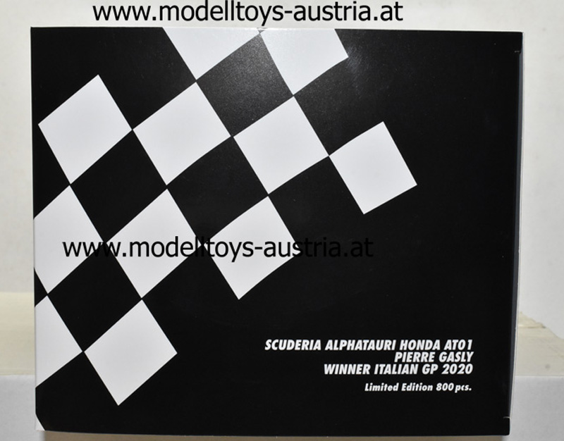 Alpha Tauri Racing AT1 Honda 2020 Pierre GASLY Sieger Italien GP 1:18 Minichamps