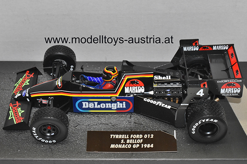 Tyrrell 012 Ford 1984 Stefan BELLOF Monaco GP 1984 1:18