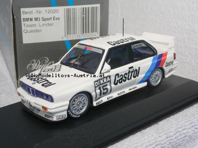 BMW M3 E30 DTM 1991 Dieter QUESTER 1:43