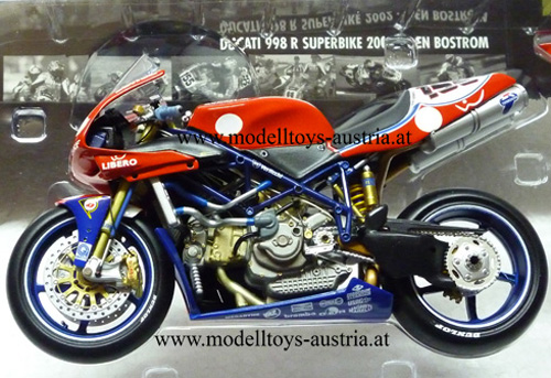 Ducati 998 R 2002 World Superbike Ben BOSTROM 1:12