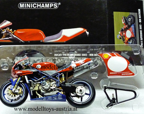 Ducati 998 R 2002 World Superbike Ben BOSTROM 1:12