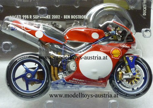 Ducati 998 R 2002 World Superbike Ben BOSTROM 1:12