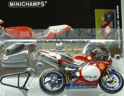 Ducati 998 R 2002 World Superbike Ben BOSTROM 1:12