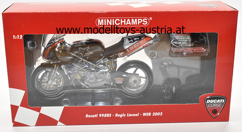 Ducati 998 RS 2003 World Superbike Regis LACONI 1:12