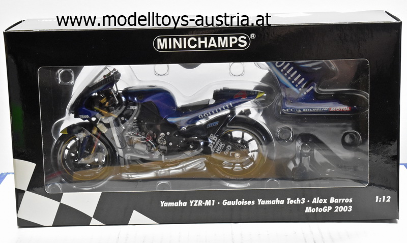 Yamaha YZR-M1 2003 Moto GP Alex BARROS 1:12