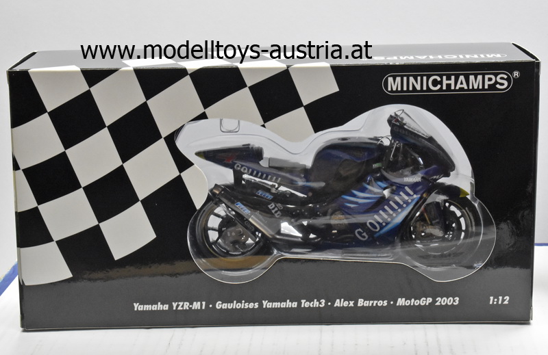 Yamaha YZR-M1 2003 Moto GP Alex BARROS 1:12