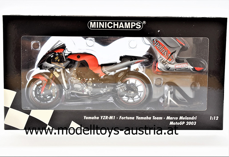 Yamaha YZR-M1 2003 Moto GP Marco MELANDRI 1:12
