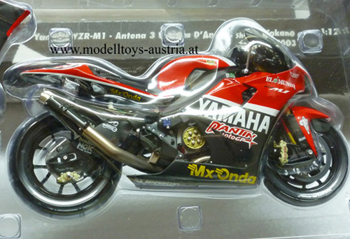 Yamaha YZR-M1 2003 Moto GP Shinya NAKANO 1:12