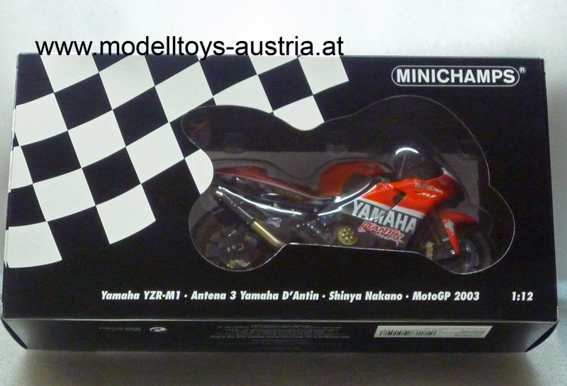 Yamaha YZR-M1 2003 Moto GP Shinya NAKANO 1:12
