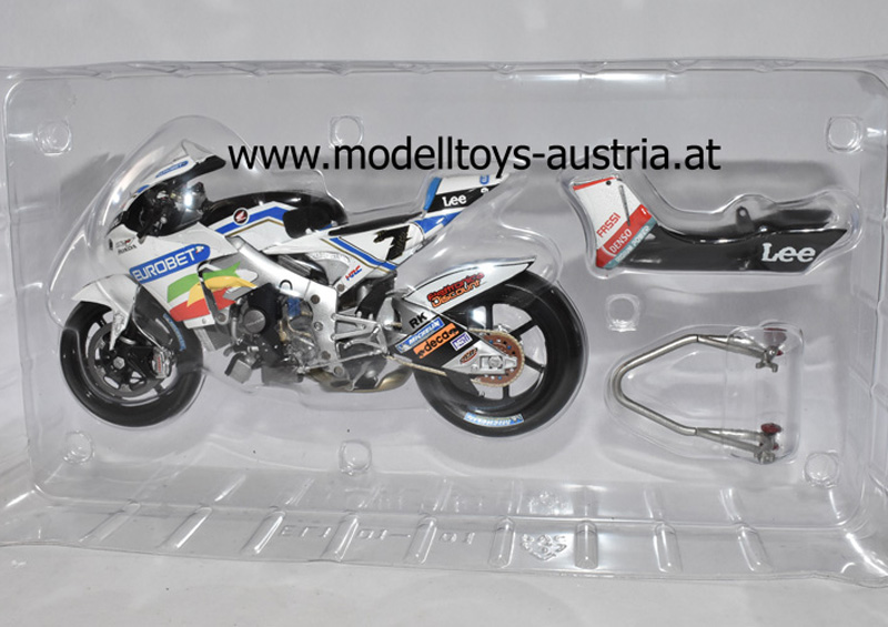 Honda RC212V 2007 Moto GP Carlos CHECA 1:12 Box Beschädigt