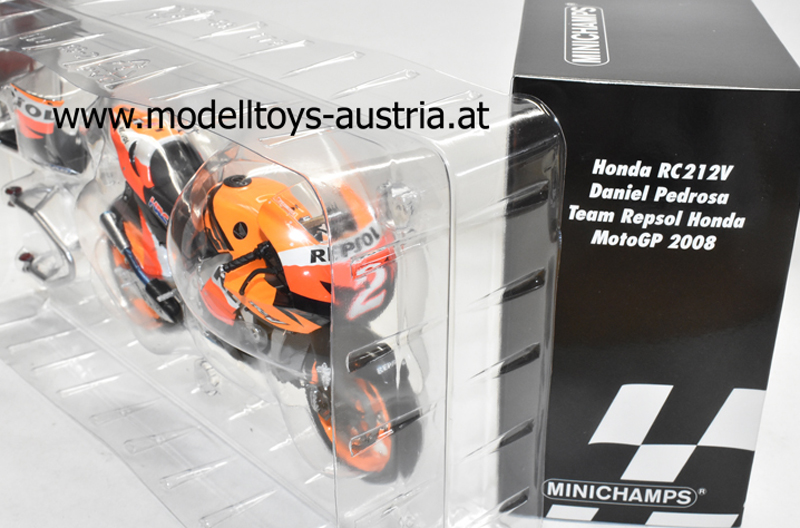 Honda RC212V 2008 Moto GP Dani PEDROSA Team REPSOL 1:12