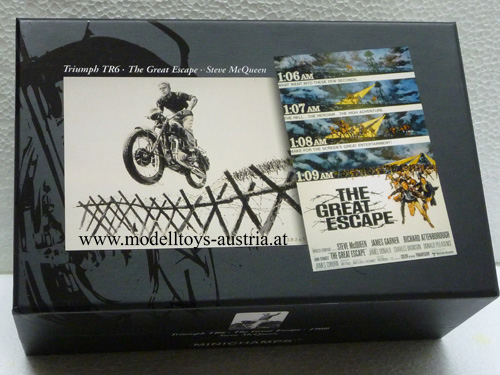 Triumph TR6 1955 Gesprengte Ketten Steve McQueen 1:12
