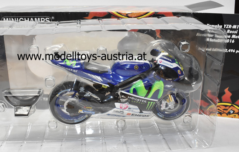 Yamaha YZR-M1 2016 Moto GP Valentino ROSSI 1:12
