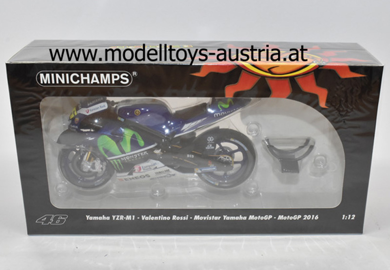 Yamaha YZR-M1 2016 Moto GP Valentino ROSSI 1:12