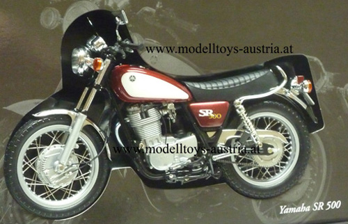 Yamaha SR 500 1998 rot metallik 1:12