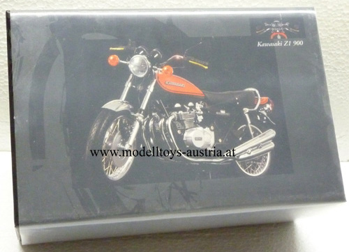 Kawasaki Z1 900 Super 4 1972 candy orange / braun 1:12