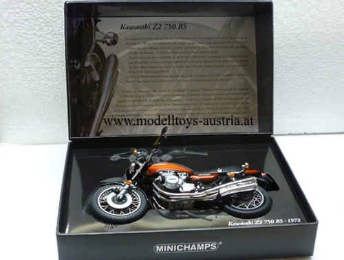 Kawasaki Z2 750 RS Super 4 1972 orange / braun 1:12
