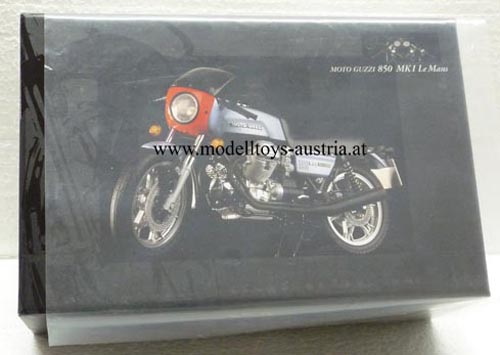 Moto Guzzi 850 MK I Le Mans 1976 silberblau metallik 1:12