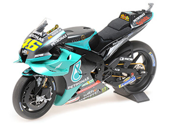 Yamaha YZR-M1 2021 Moto GP Valentino ROSSI Team Petronas Yamaha SRT 1:12
