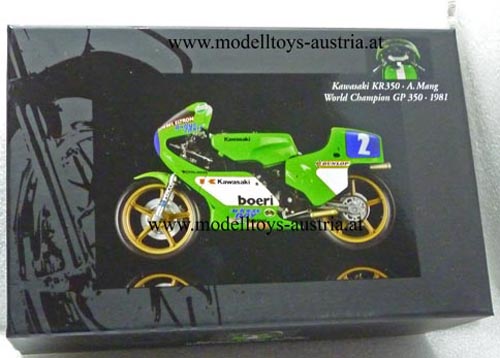 Kawasaki KR350 1981 GP 350 Weltmeister Anton MANG 1:12