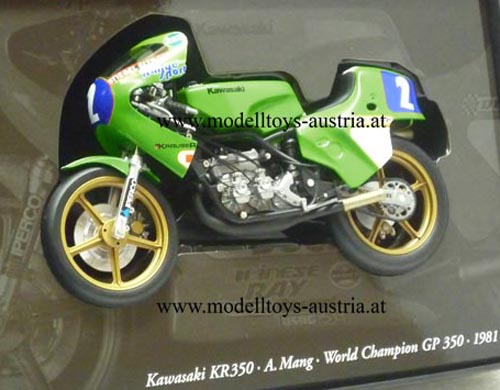 Kawasaki KR350 1981 GP 350 Weltmeister Anton MANG 1:12