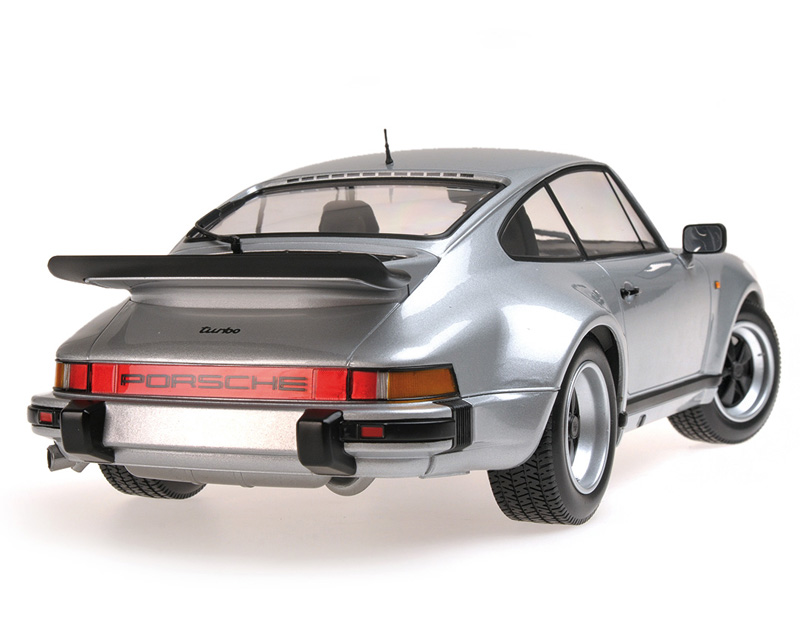 Porsche 911 930 Coupe G Modell Turbo 1977 silber metallik 1:12