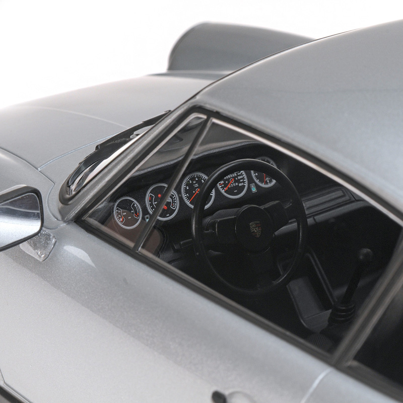 Porsche 911 930 Coupe G Modell Turbo 1977 silber metallik 1:12