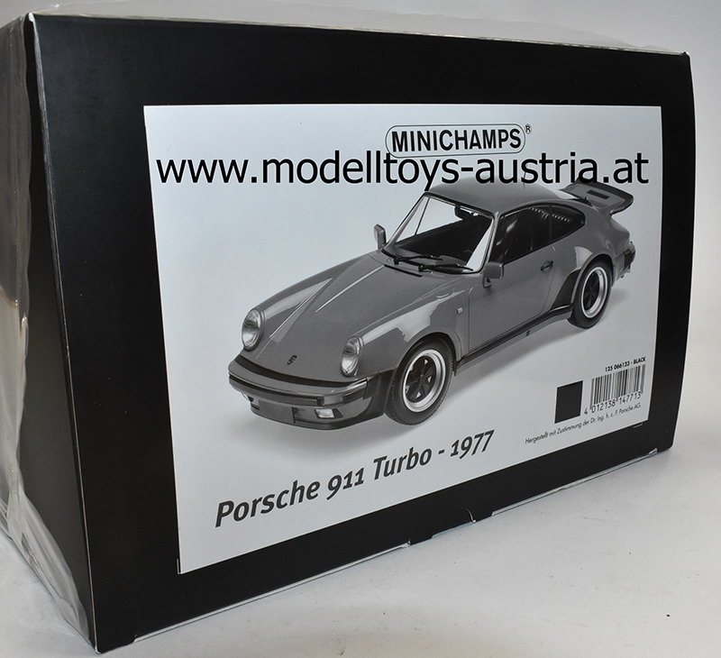 Porsche 911 930 Coupe G Modell Turbo 1977 schwarz 1:12 Sonderfarbe